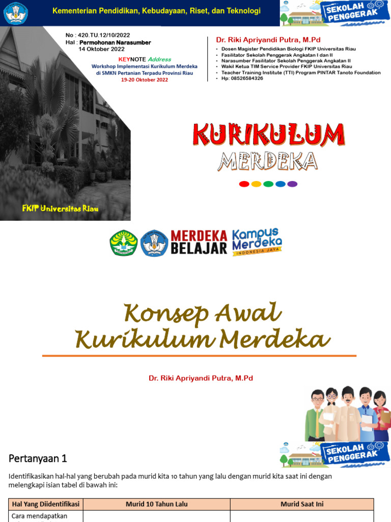 Kementerian Pendidikan, Kebudayaan, Riset, Dan Teknologi: Dr. Riki ...