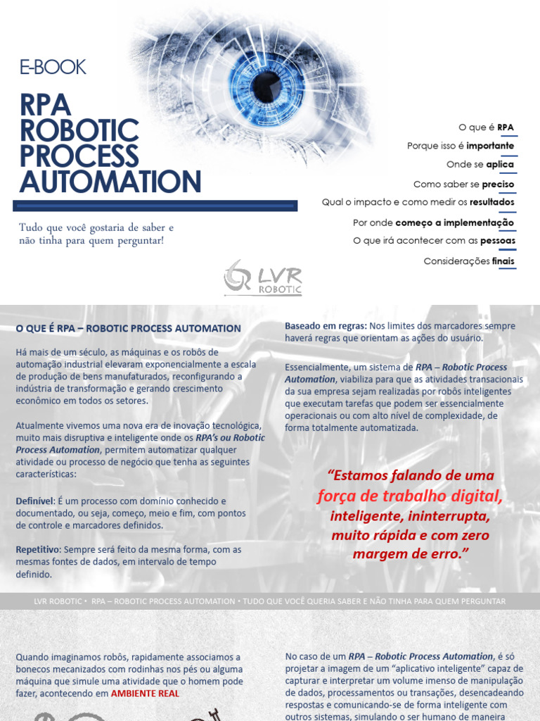 Guia Completo sobre RPA e sua Implementação | PDF | Automação | Inovação