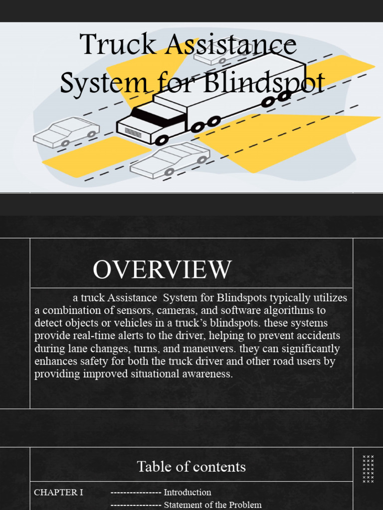 Truck Assistance System for Blind Spots | PDF | Computer Vision | Computing