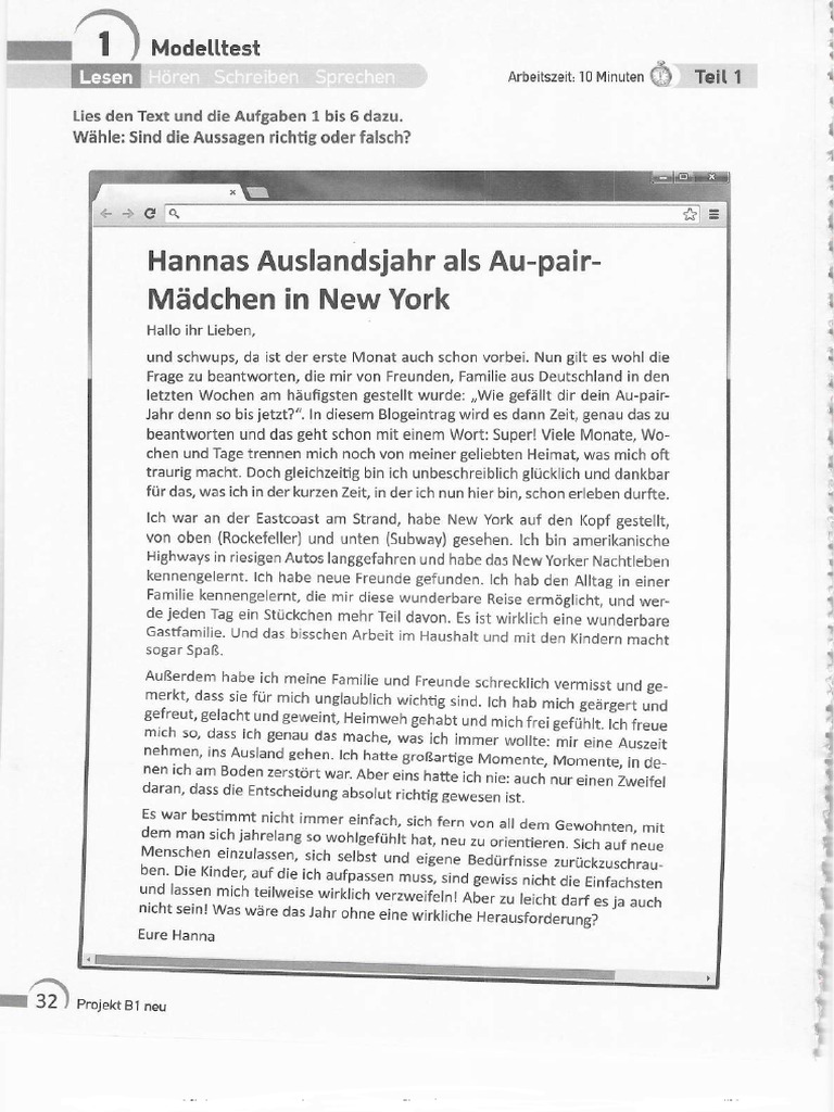 1 Projekt B1 Neu Pdf