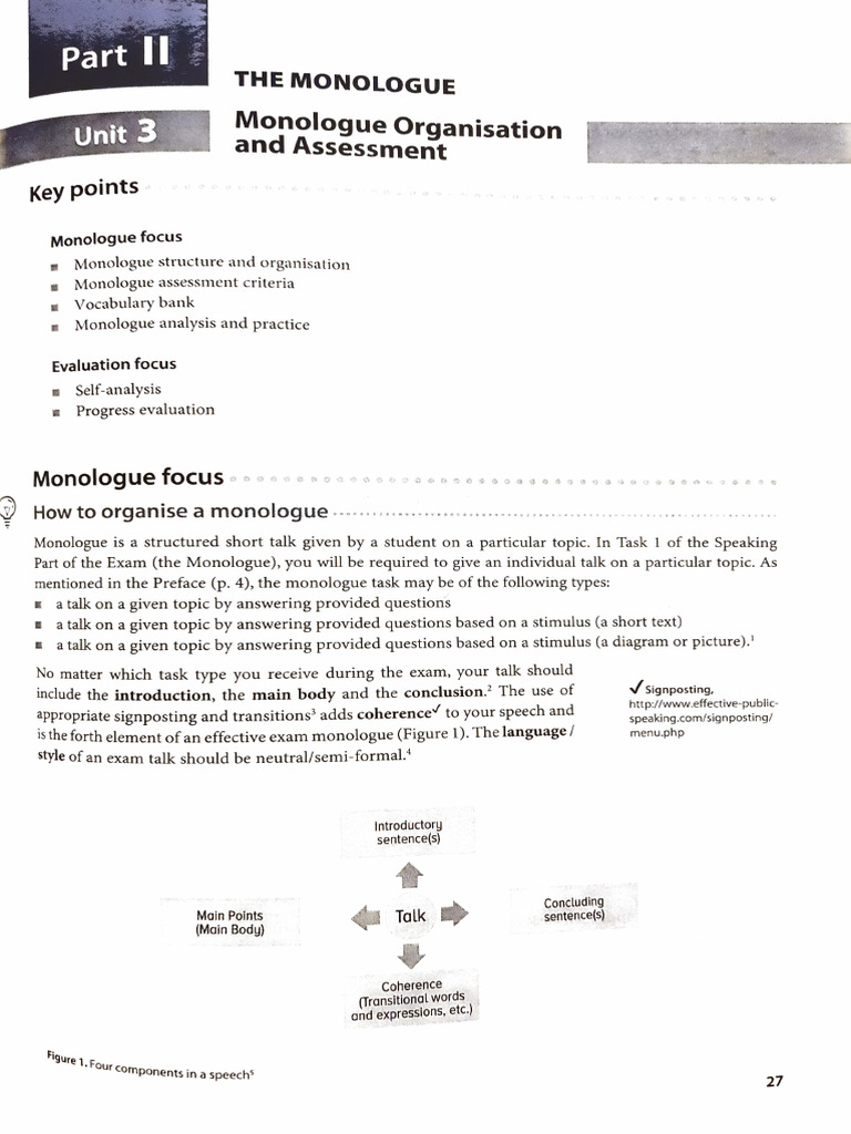 Monologue Structure and Assessment Guide | PDF | Bullying | Language ...