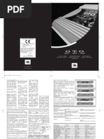 Download JBL GTO 2000 Amplifier Manual by Gopi SN73953052 doc pdf