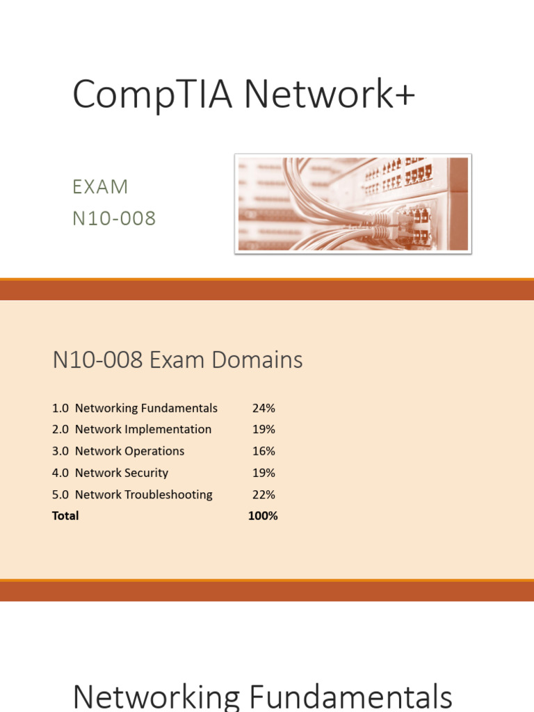 N10 008 Module 1 Workbook | PDF | Computer Network | Transmission ...