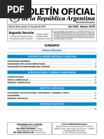 Segunda Sección: Sumario | PDF | Gobierno | Business