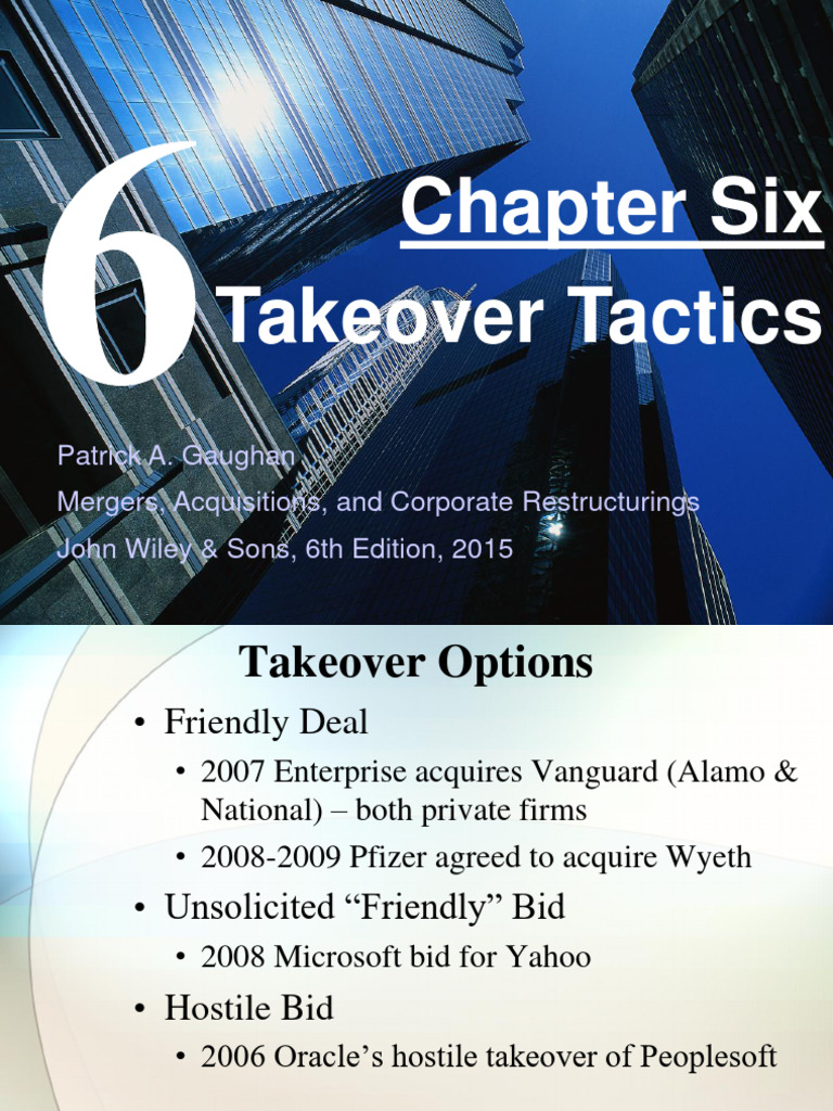 Insurgent Takeover Tactics Explained | PDF | Takeover | Arbitrage