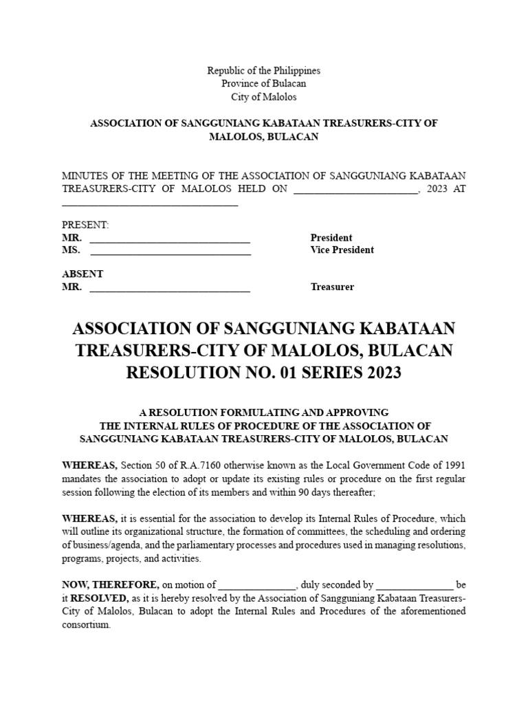 Irp Askt Pdf Quorum Political Law