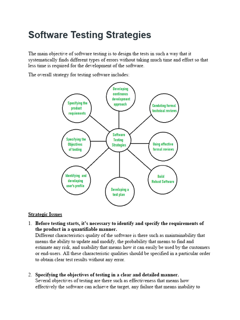 Software Testing Strategies | Download Free PDF | Software Testing ...