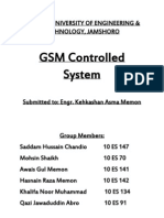 GSM Controlled System