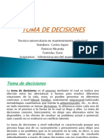 Toma de Decisiones