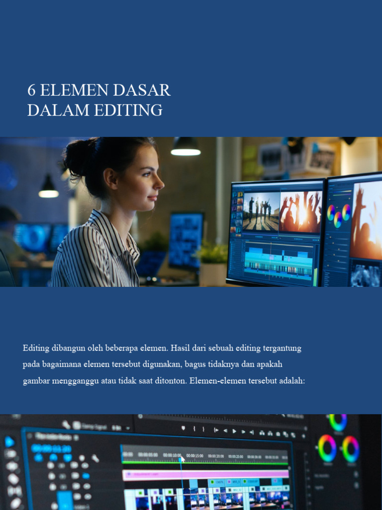 6 Elemen Dasar Editing | PDF | Bisnis | Seni
