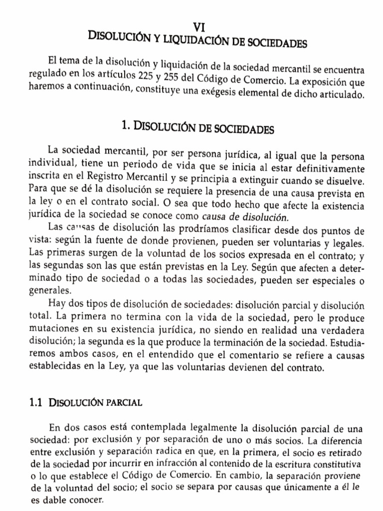 Disolución Y Liquidación De Sociedades Pdf Sociedad De