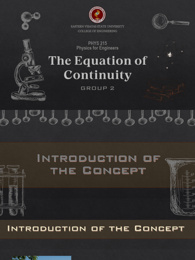 GROUP 2 BSCE2A Equation of Continuity | PDF | Fluid Dynamics | Fluid ...