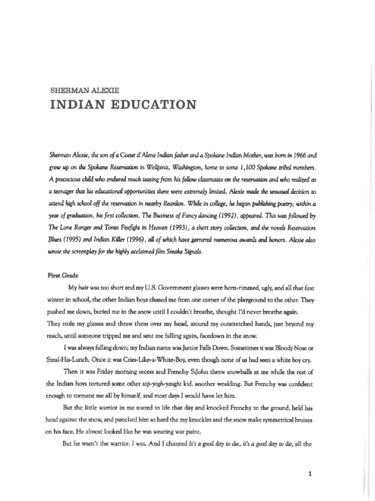 Indian Education PDF