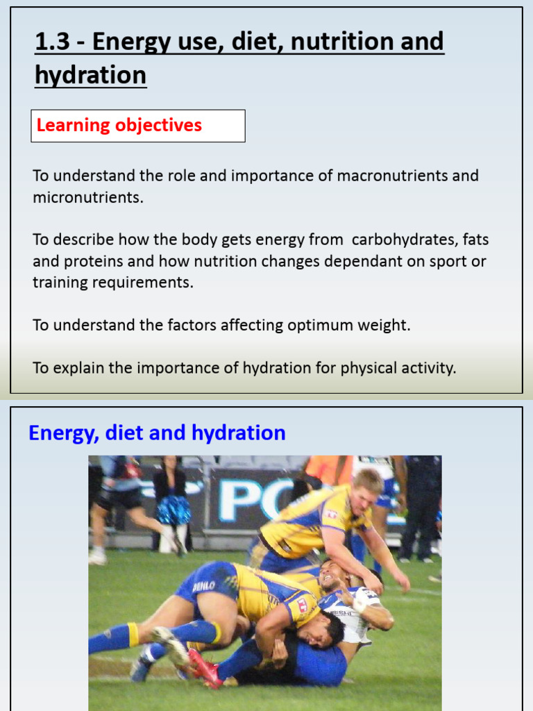 Nutrition and Hydration for Athletes | PDF | Nutrients | Dieting