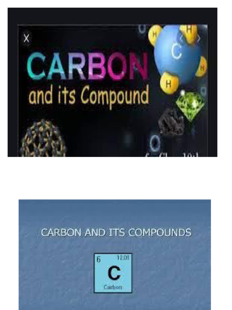 Carbon Compounds Pdf Carbon Dioxide Carbon