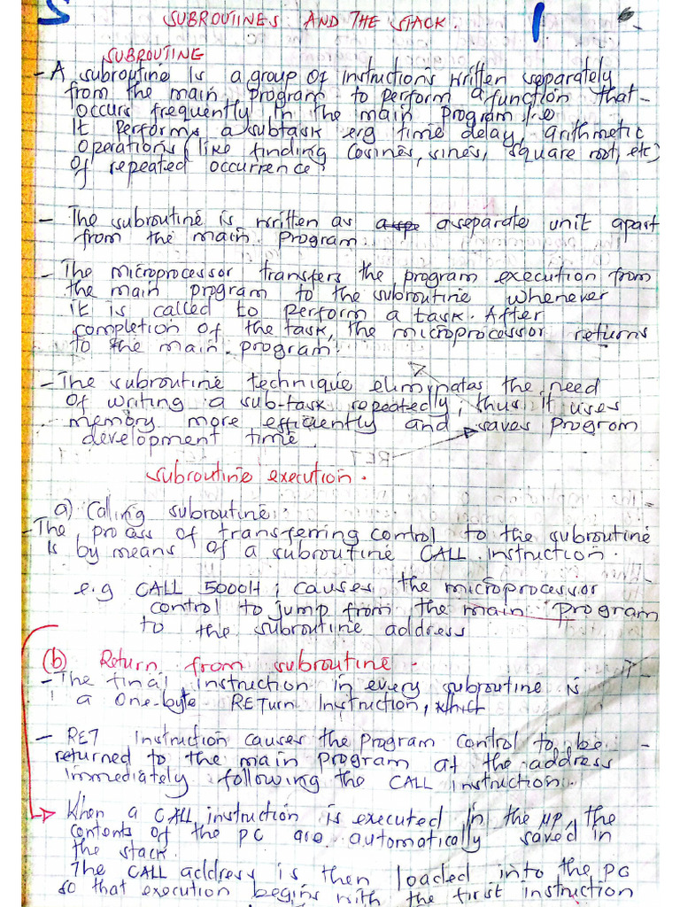 Subroutines | PDF