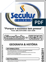 30_04_2011 - SIMULADO UESPI - HISTÓRIA - GEOGRAFIA