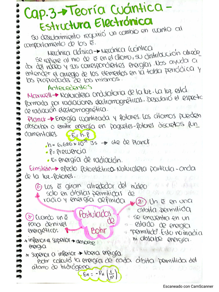 Capitulo 3 - Teoría Cuántica-Estructura Electrónica. | PDF