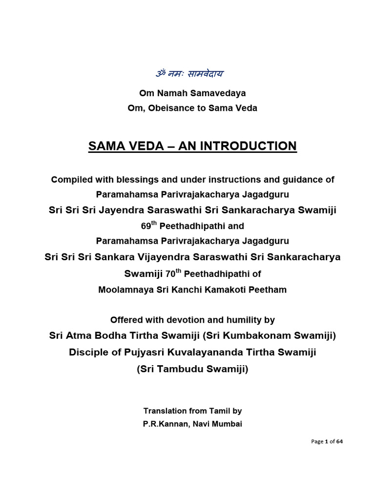 Introduction Vedas | Download Free PDF | Vedas | Ancient Indian Literature
