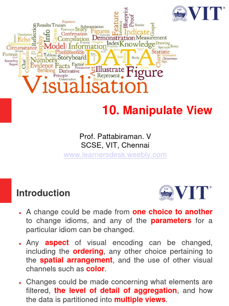 Manipulating Data Views in Visualization | PDF | Computers