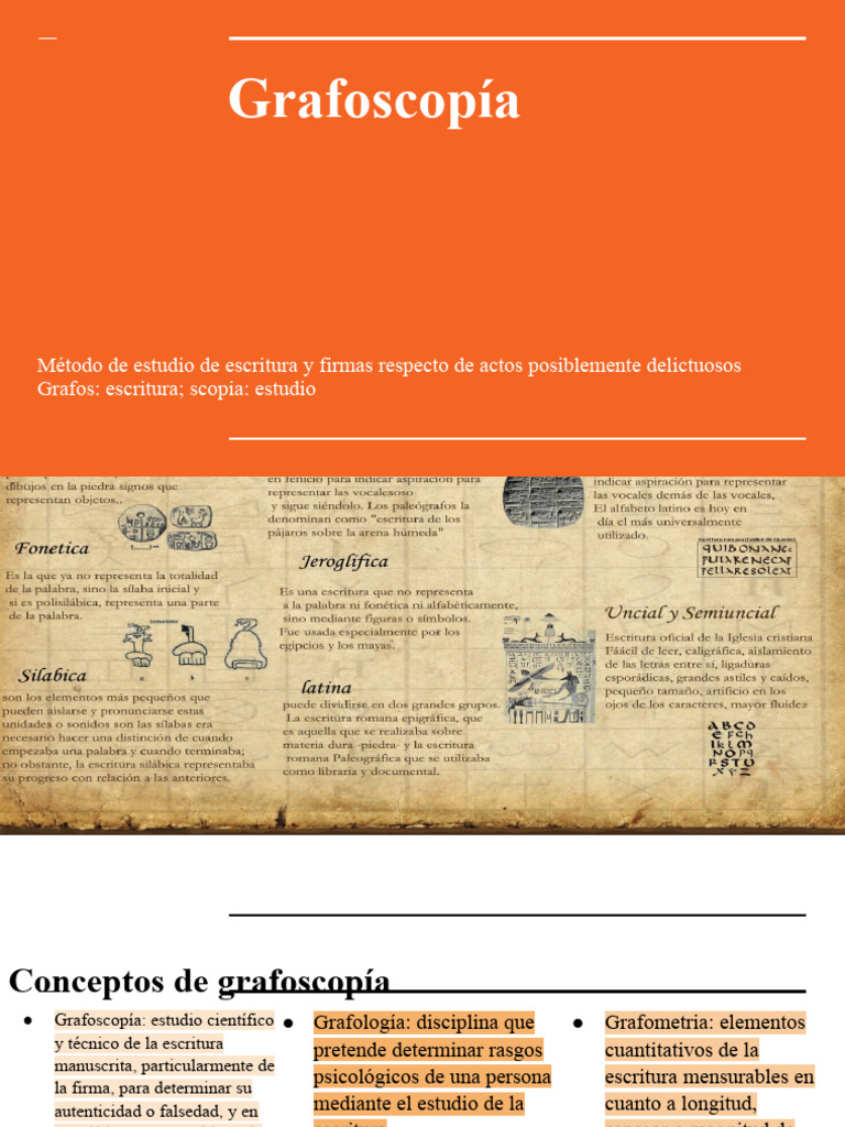 Grafoscopía | PDF | Papel | Escritura
