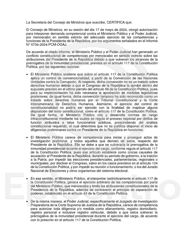 Para blindarse de investigaciones, Boluarte le ayuda a Castillo