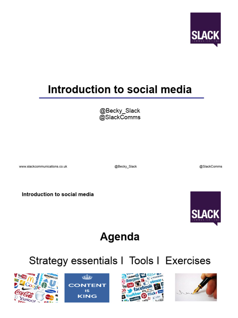 Social Media Workshop Notes | PDF | Popular Culture & Media Studies ...