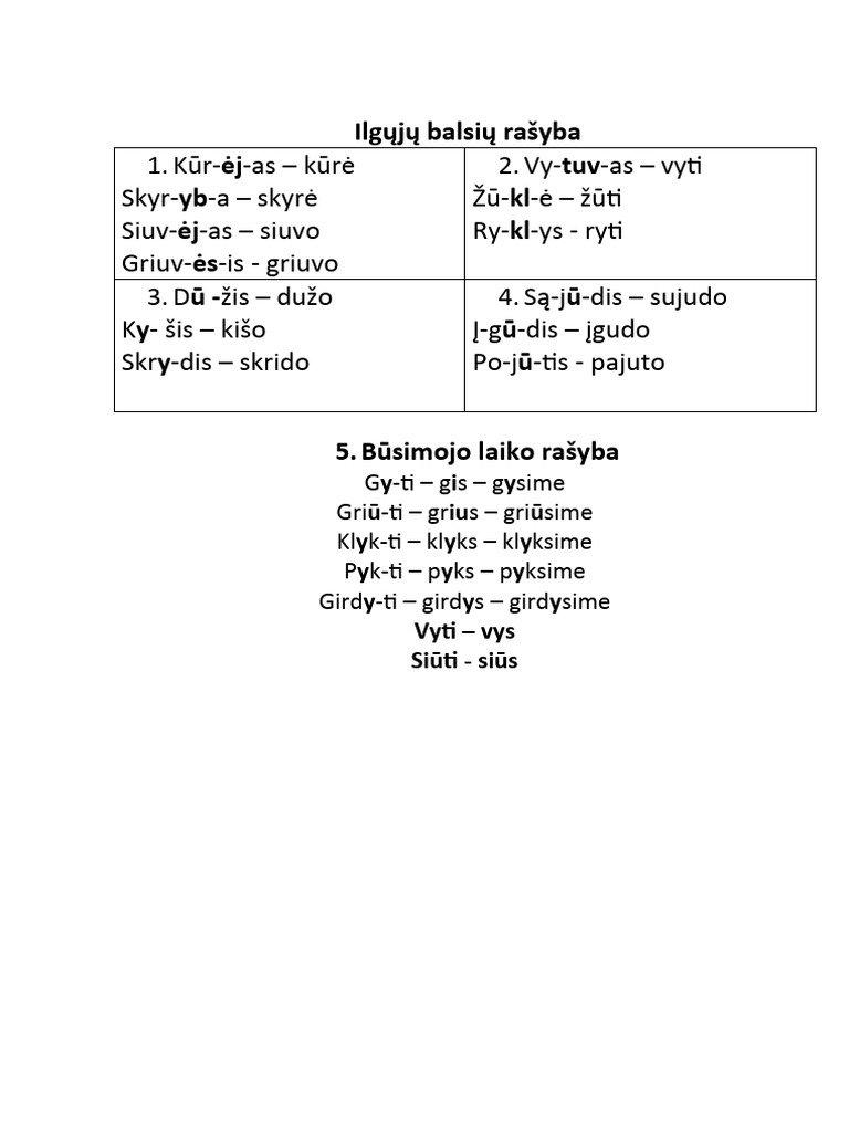 Rasybos Taisykles | PDF