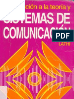Lathi b p - Introducción a La Teoría de Sistemas de Comunicación