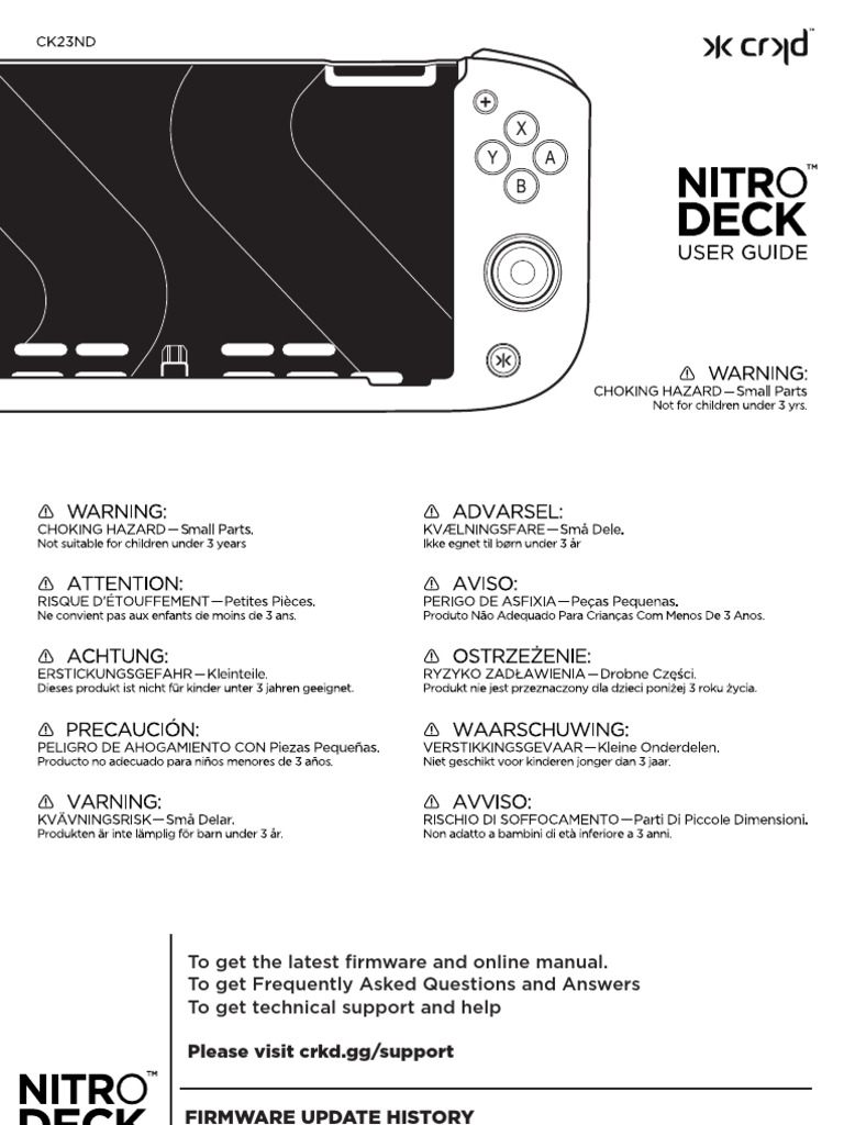 Nitro Deck Firmware Update Guide | PDF | Usb | Computer Hardware