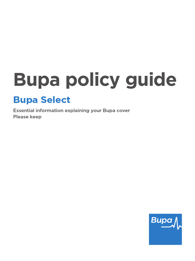 Bupa Health Insurance Guide | PDF | General Practitioner | Underwriting