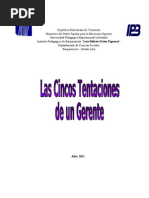 Download Trabajo Sobre Las Cincos Tentaciones de Un Gerente by Permaria SN73963452 doc pdf