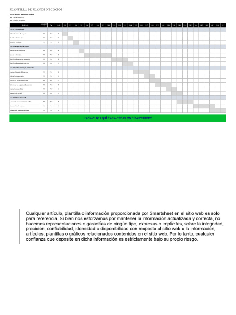 IC Business Plan Checklist Template 27395 ES | PDF
