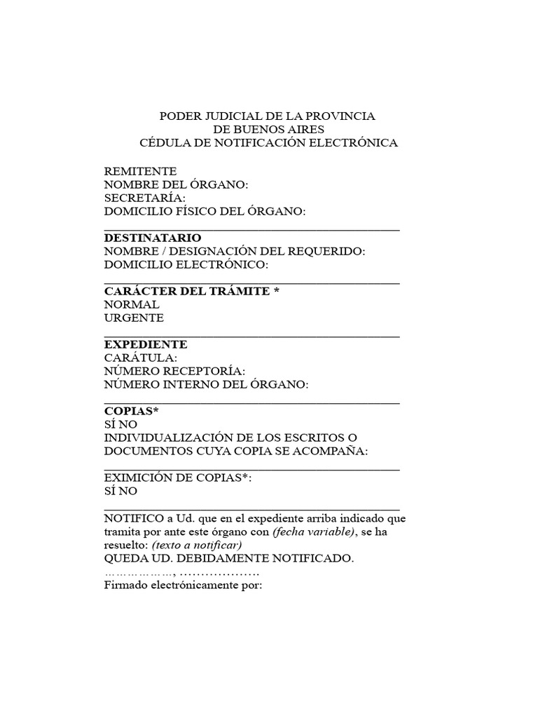 37 1 modelo de cedula electronica capitulo xi pdf derecho
