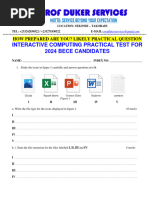 BECE 2025 Computing Exam Questions | PDF | Computer Program | Programming