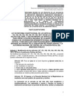 Texto sustitutorio - PL 6816 que elimina la Junta Nacional de Justicia