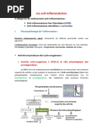 Différences entre AINS et AIS | PDF | Prostaglandine | Anti ...