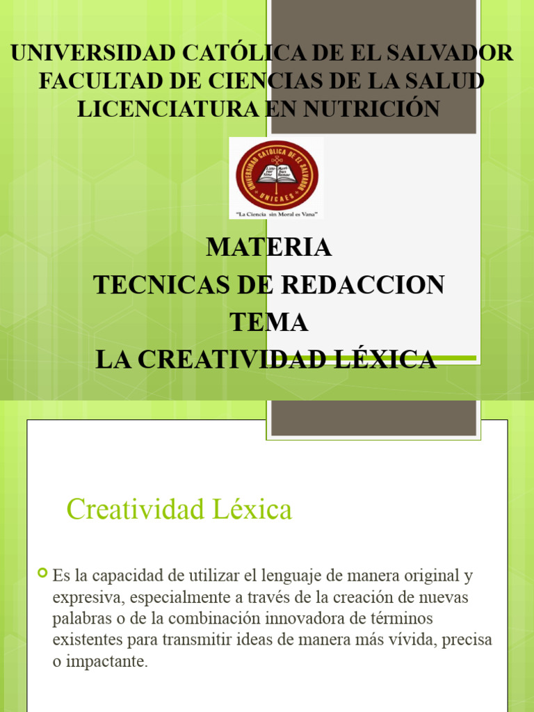 Creatividad Léxica en Lenguaje y Medios | PDF | Creatividad | Poesía