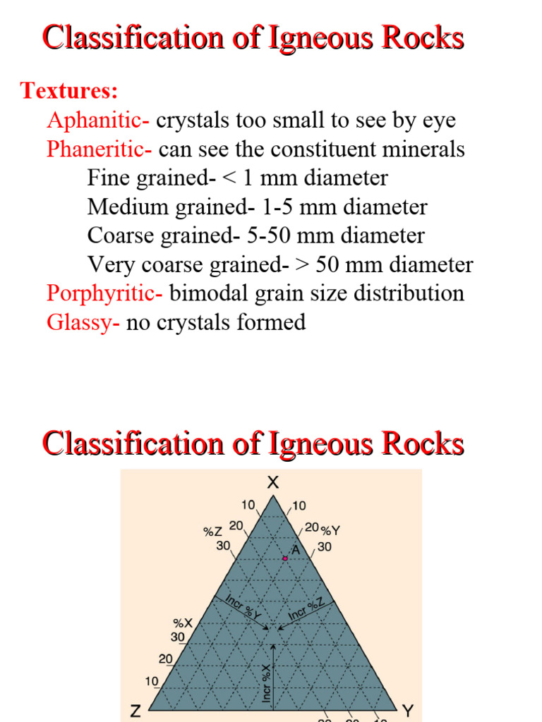 CH 02 Igneous Classification | PDF | Science & Mathematics