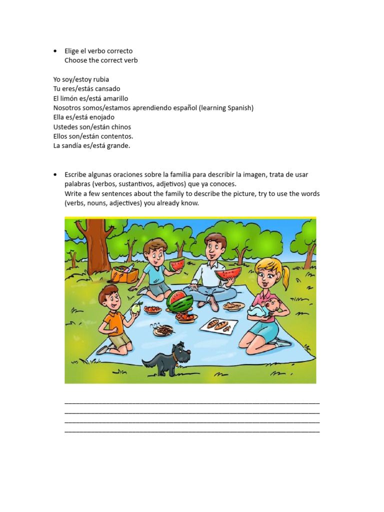 Homework Verbs Conjugation Pdf