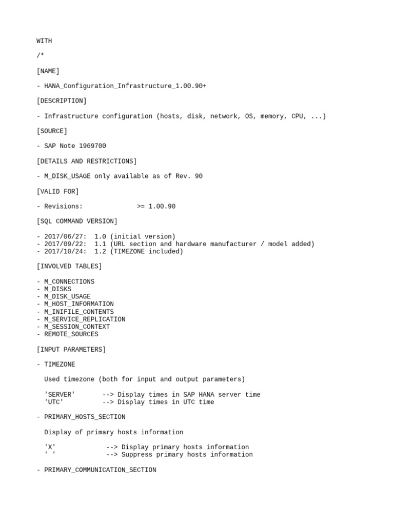 Hana configuration infrastructure 1 00 90 download free pdf