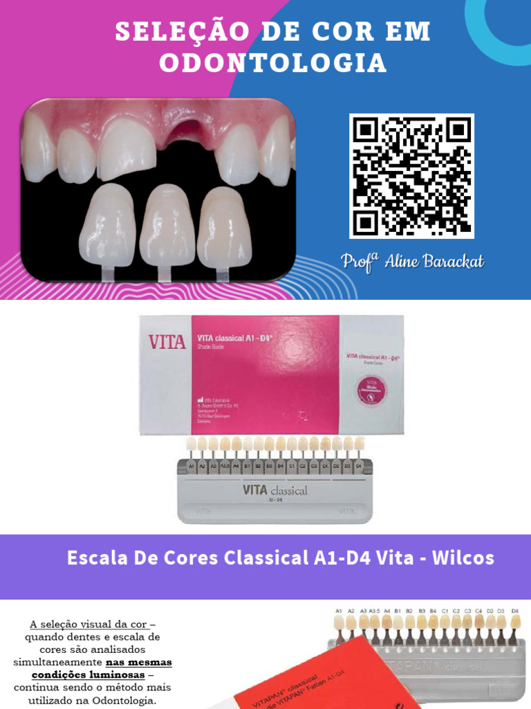 Seleção de Cores na Odontologia | PDF | Cor | Dente humano