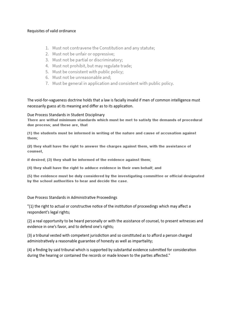 Requisites for a Valid Ordinance | PDF | Search Warrant | Probable Cause