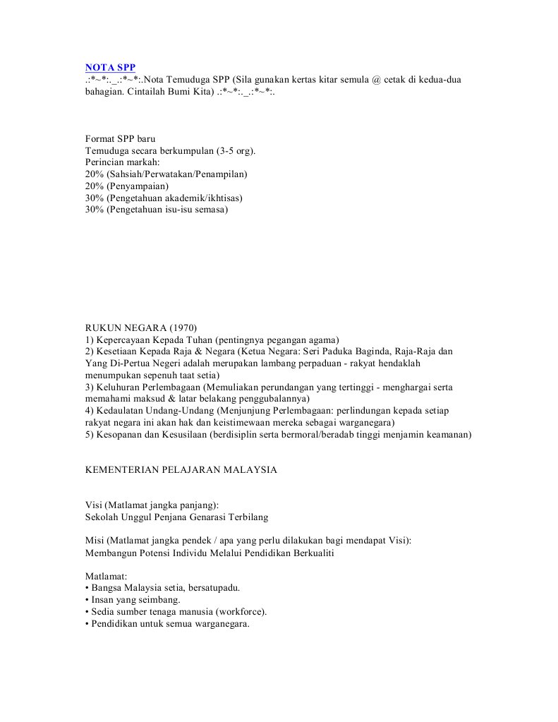 Nota SPP | PDF