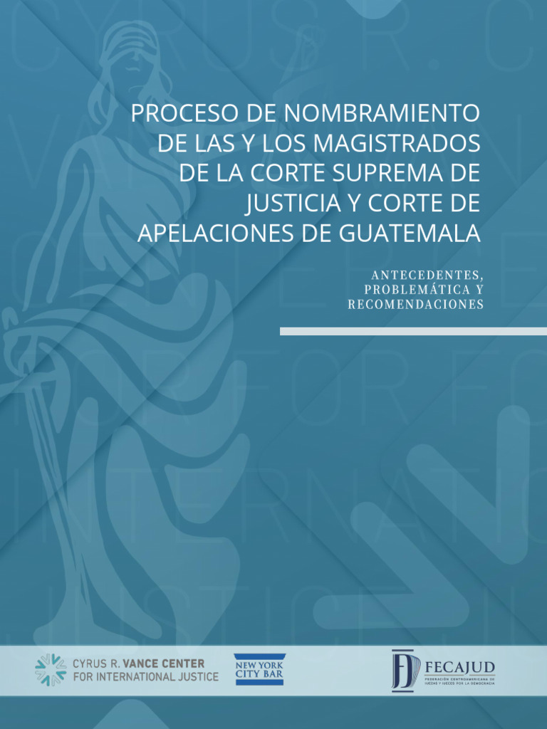 Nombramiento de Jueces en Guatemala 2024 | PDF | Guatemala | Judicaturas