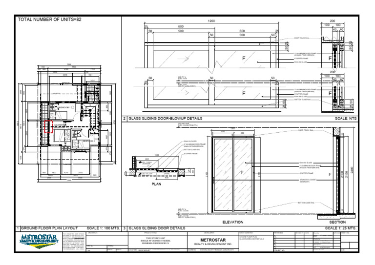 Two-Storey Single Attached House Plan | PDF | Civil Engineering ...
