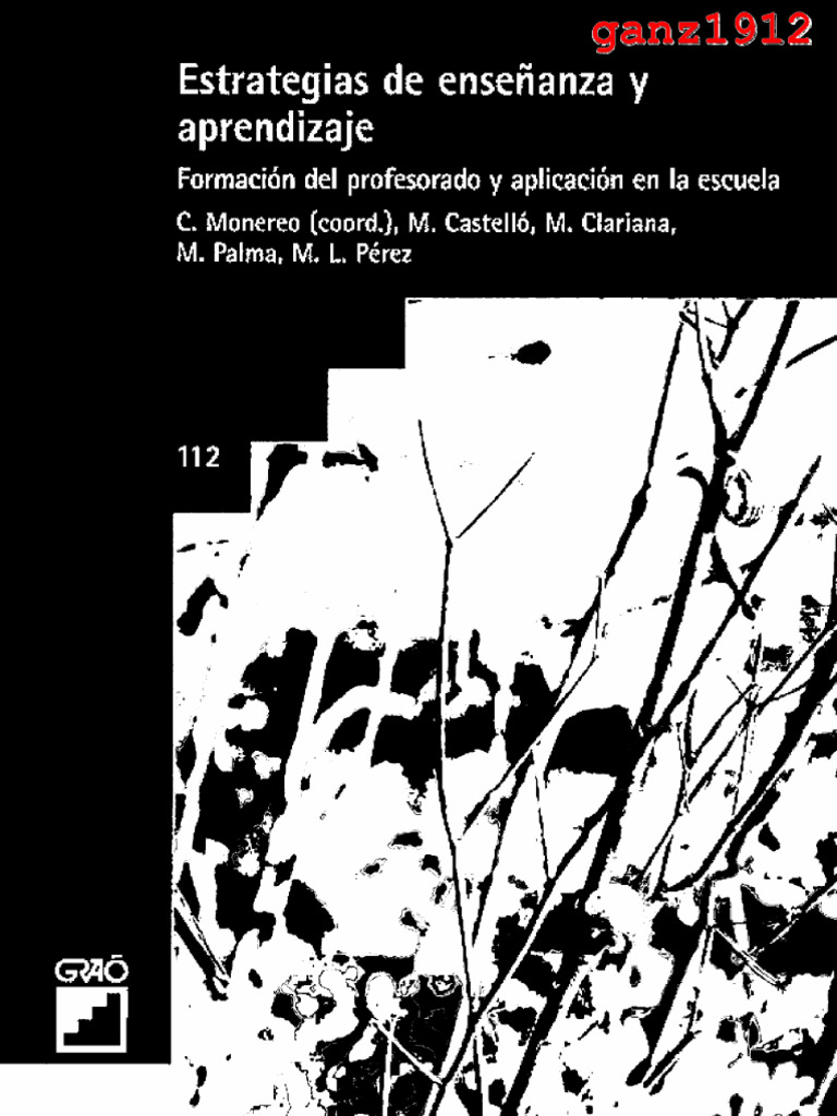 AA. VV. - Estrategias de Enseñanza y Aprendizaje | PDF | Aprendizaje ...