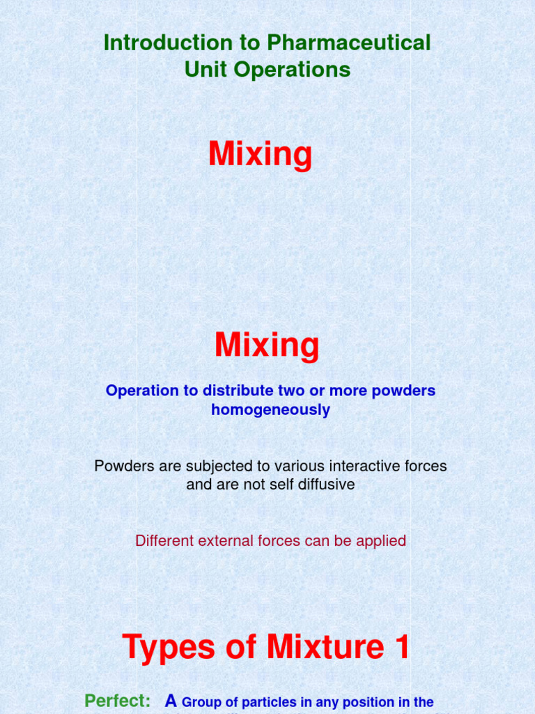 P7 - Blending of Granular Materials - Part1 | PDF | Mixture | Applied ...