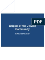 Origins of the Jewish Community 000