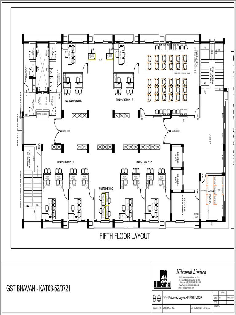 Fifth Floor Layout Plan Details | PDF